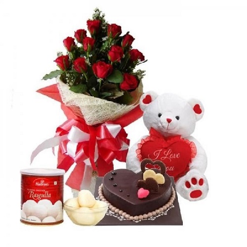 Rose-Cake-Teddy-Sweet